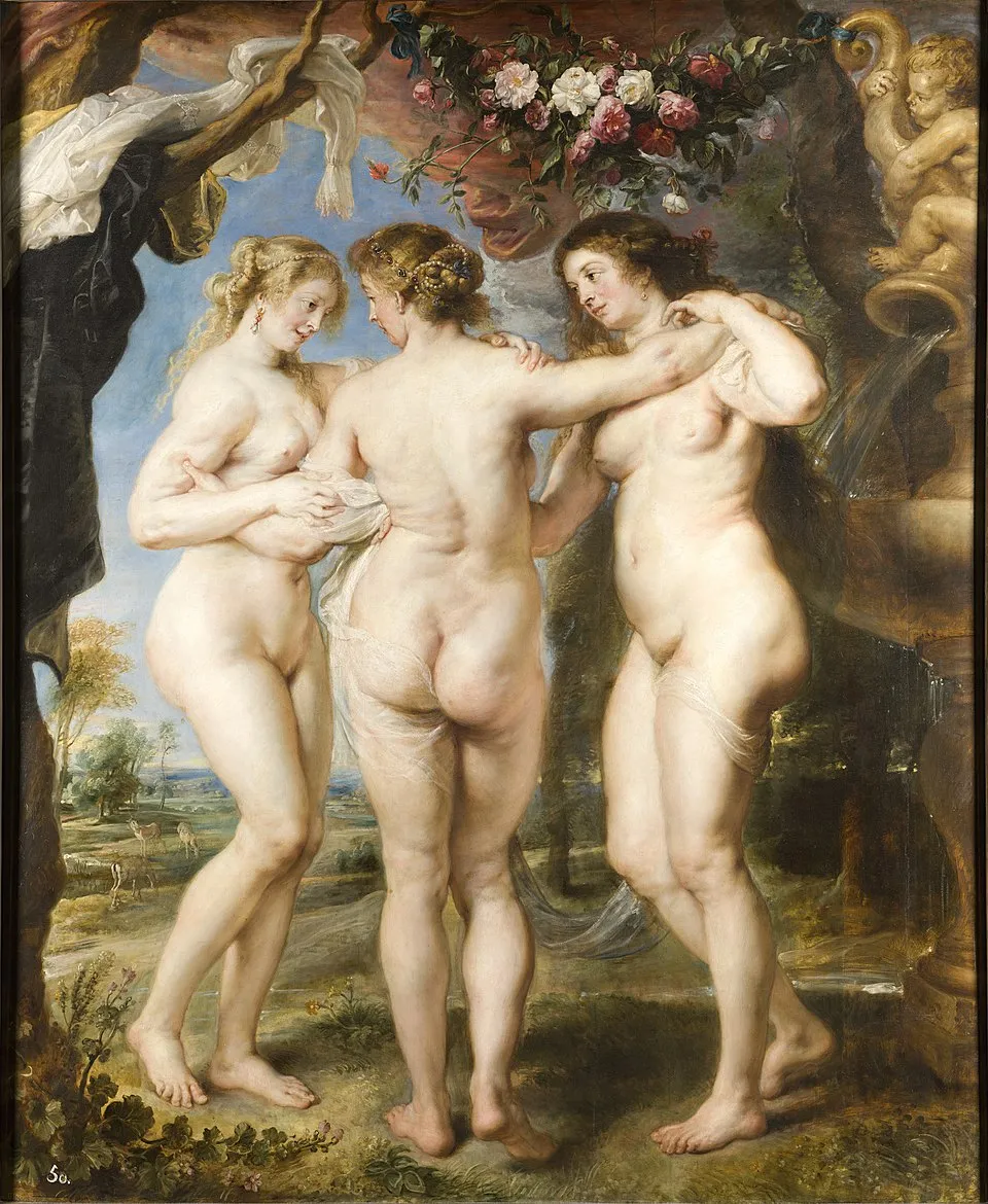 Las tres gracias de Rubens, Museo del Prado, Madrid