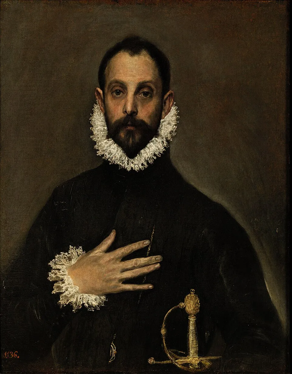 Galería central del Museo del Prado con obras de la colección permanente